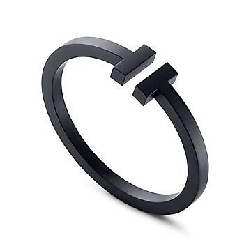 Bracelet carré Tiffany T en acier laqué 