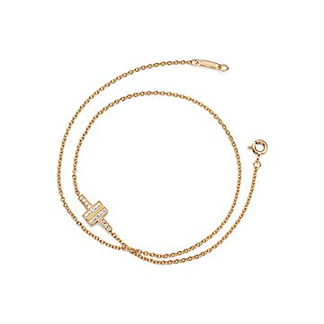 Tiffany t two deals single chain bracelet