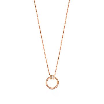 Tiffany & Co. Diamond Leaf L:41cm K18 Gold Necklace From
