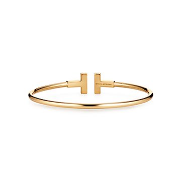 Tiffany T diamond wire bracelet in 18k