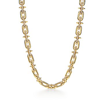 ブランド不明 チタンネックレス TITAN CHAIN NECKLACE Tiffany Titan by Pharrell Williams Necklace in Yellow Gold with