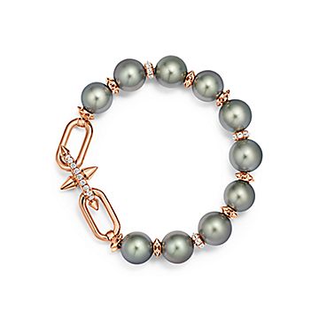 Tiffany Titan by Pharrell Williams Tahitian Pearl Bracelet in Gold