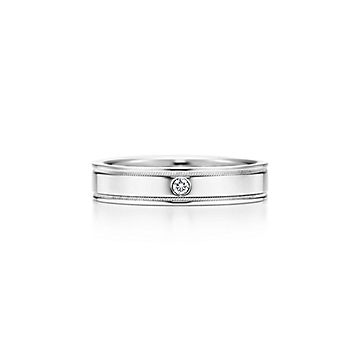 Double milgrain clearance wedding band