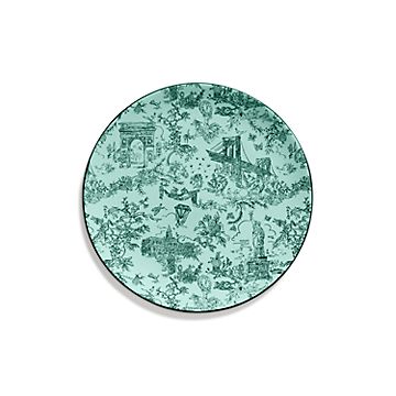 Tiffany Toile Dessert Plate in Tiffany Blue® Bone China
