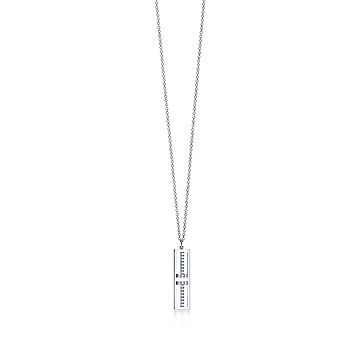 Amazon.com: Keepsake Vertical Bar Necklace Bezel Set Diamonds Journey  Pendant in 925 Sterling Silver 0.13ct (I-J, I3), 18 inch : Clothing, Shoes  & Jewelry