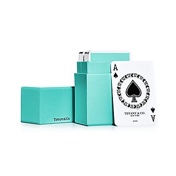 Tiffany Travel playing cards in a Tiffany Blue® box. | Tiffany & Co.