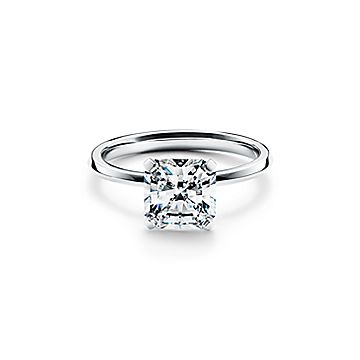 Tiffany & Company .44 ct. Diamond Platinum Ring w/Certificate
