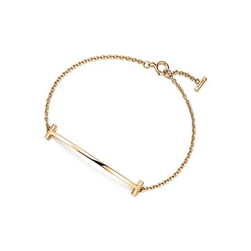 Tiffany T Smile Bracelet in Yellow Gold | Tiffany & Co.