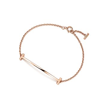 Tiffany T Smile Bracelet in Rose Gold | Tiffany & Co.