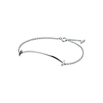 Tiffany T Smile Bracelet in White Gold | Tiffany & Co.