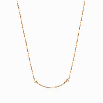 tiffany smile necklace gold