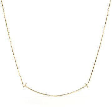 tiffany and co t smile necklace