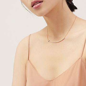 tiffany small smile necklace