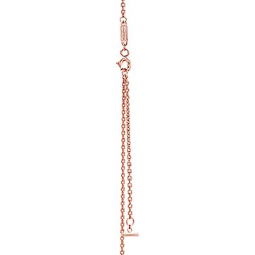 Tiffany T Smile Pendant in Rose Gold, Small