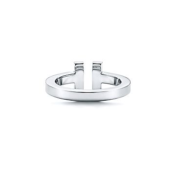 Tiffany T Square Ring in Silver 