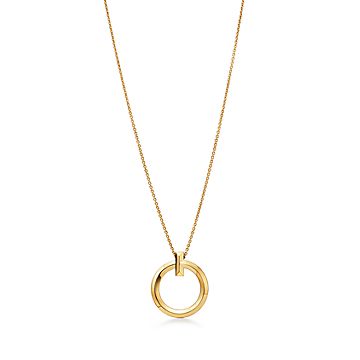 Dainty gold deals necklace tiffany