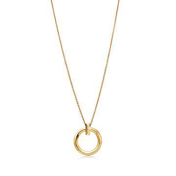 Dainty gold necklace tiffany Clearance