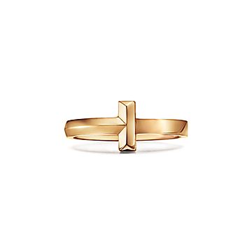 Tiffany T T1 Ring in Yellow Gold | Tiffany & Co. CA