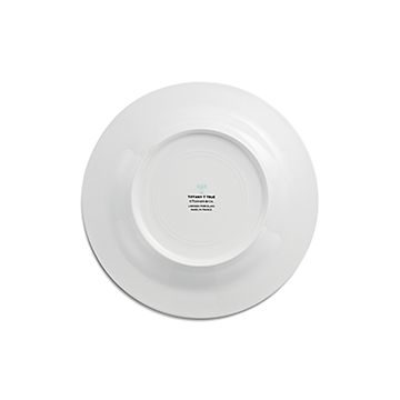 Tiffany T True Dessert Plate with a Hand-painted Gold Rim Tiffany T True Dessert Plate with a Hand-painted Gold Rim