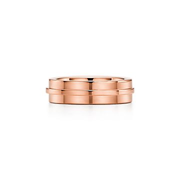 【Tiffany&Co.】T Wide Ring in Sterling Silverｘ18k Rose Gold Tiffany T Wide Ring in Sterling Silver and 18k Rose Gold | eBay