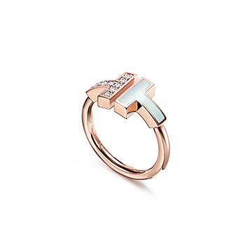 Tiffany t rose deals gold wire ring