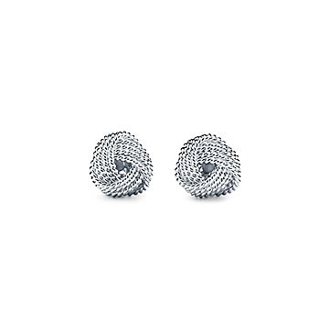 Tiffany Twist knot earrings in sterling silver. | Tiffany & Co.