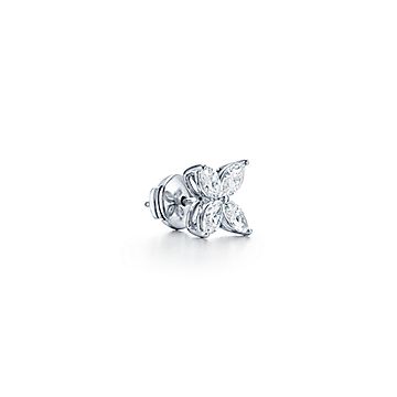 Tiffany & Co. Victoria Platinum Diamond Earrings, Large – CIRCA