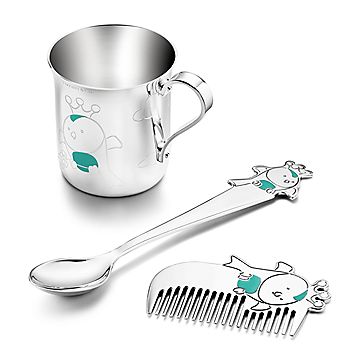 Tiffany and co for discount kids fork and spoon