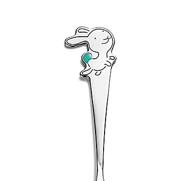 Tiny Tiffany Rabbit Baby Spoon in Sterling Silver, Size: 5.9 in.