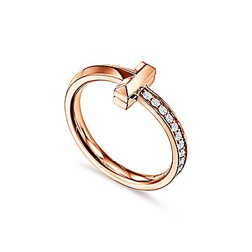 ティファニー T T ワン リング ダイヤモンド ローズゴールド | Tiffany 