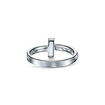 ★Tiffany & Co★ Tiffany T T ワン リング 18K ダイヤモンド 10号【TIFFANY&Co./ティファニー】 ダイヤモンド リング・指輪 T