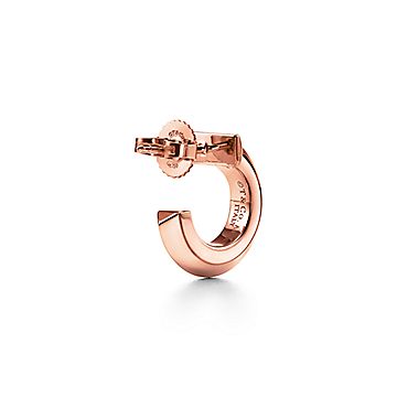 【Tiffany&Co】TiffanyT☆18k White Gold T1 Hoop ピアス Tiffany&Co】TiffanyT☆18k White Gold T1 Hoop ピアス (Tiffany
