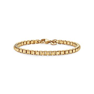 tiffany venetian link bracelet gold