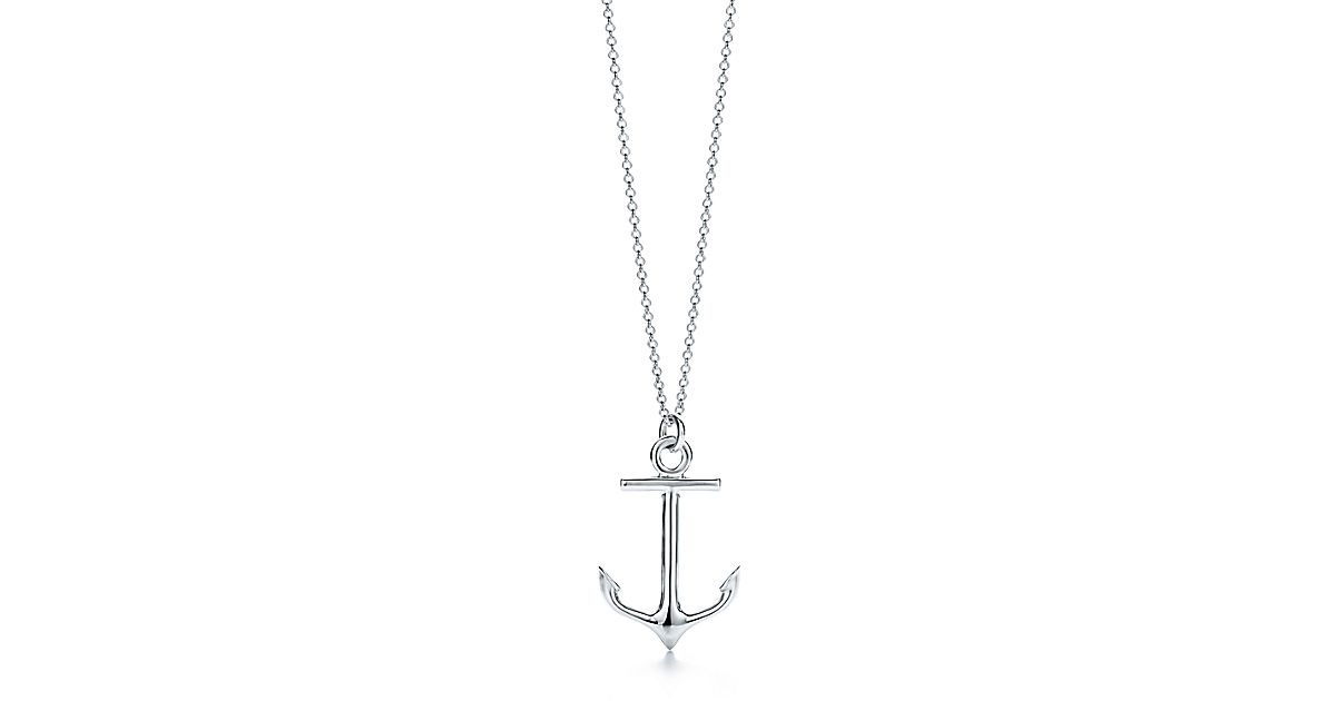 Anchor pendant in sterling silver. | Tiffany & Co.