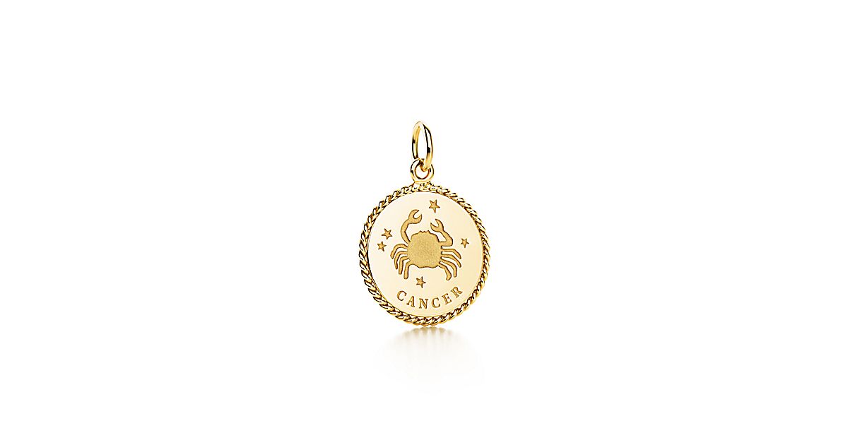 Zodiac charm in 18K gold. All signs available. | Tiffany & Co.