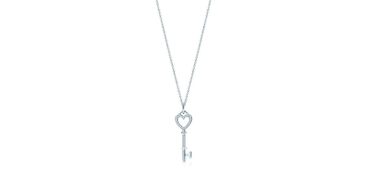 cadenas de oro blanco tiffany dije tiffany keys de llave con coraz 243 n diamantes oro cadenas de oro blanco tiffany dije tiffany keys de llave con coraz 243 n diamantes oro