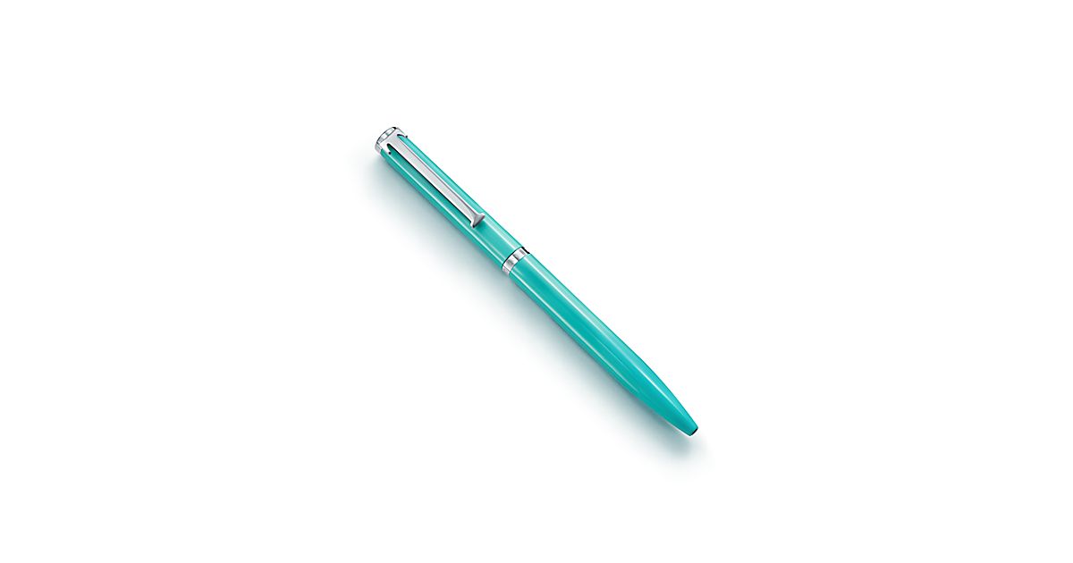 Executive Tiffany Tclip retractable ballpoint pen in Tiffany Blue