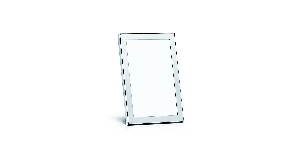 Rectangular frame in sterling silver, size 4 x 6