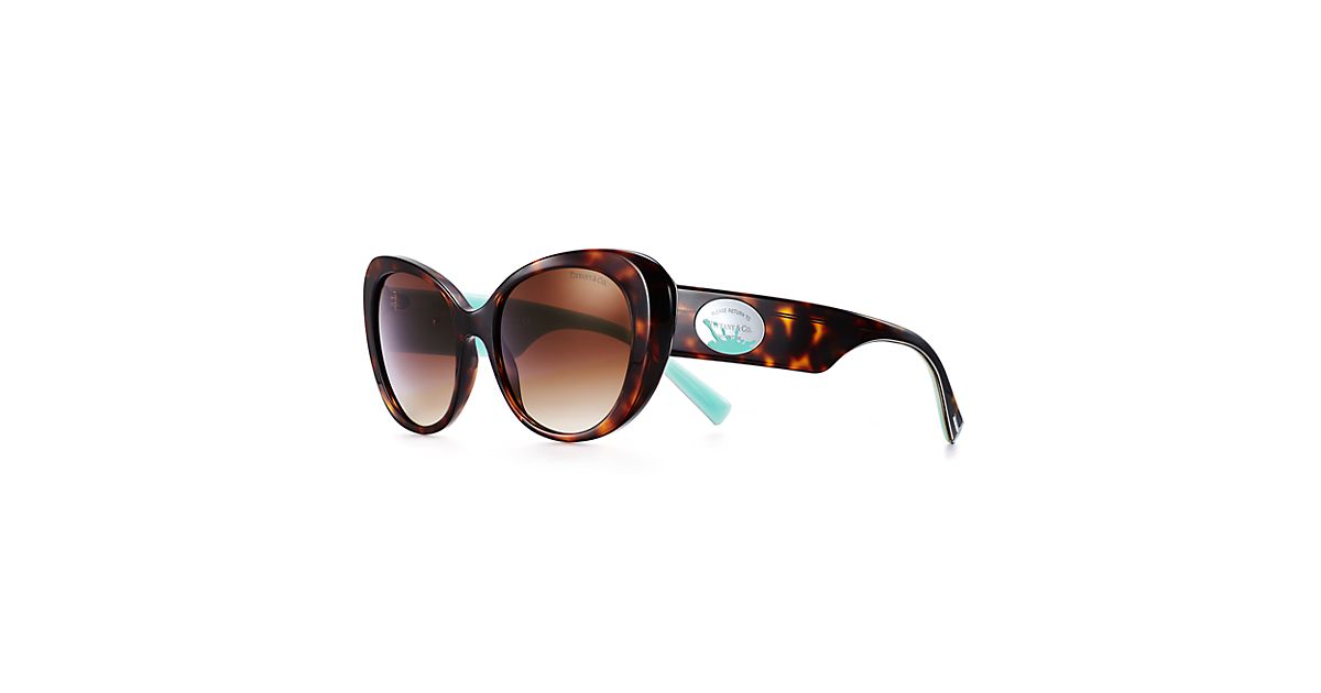 Return to Tiffany® Color Splash oval sunglasses in acetate. Tiffany & Co.