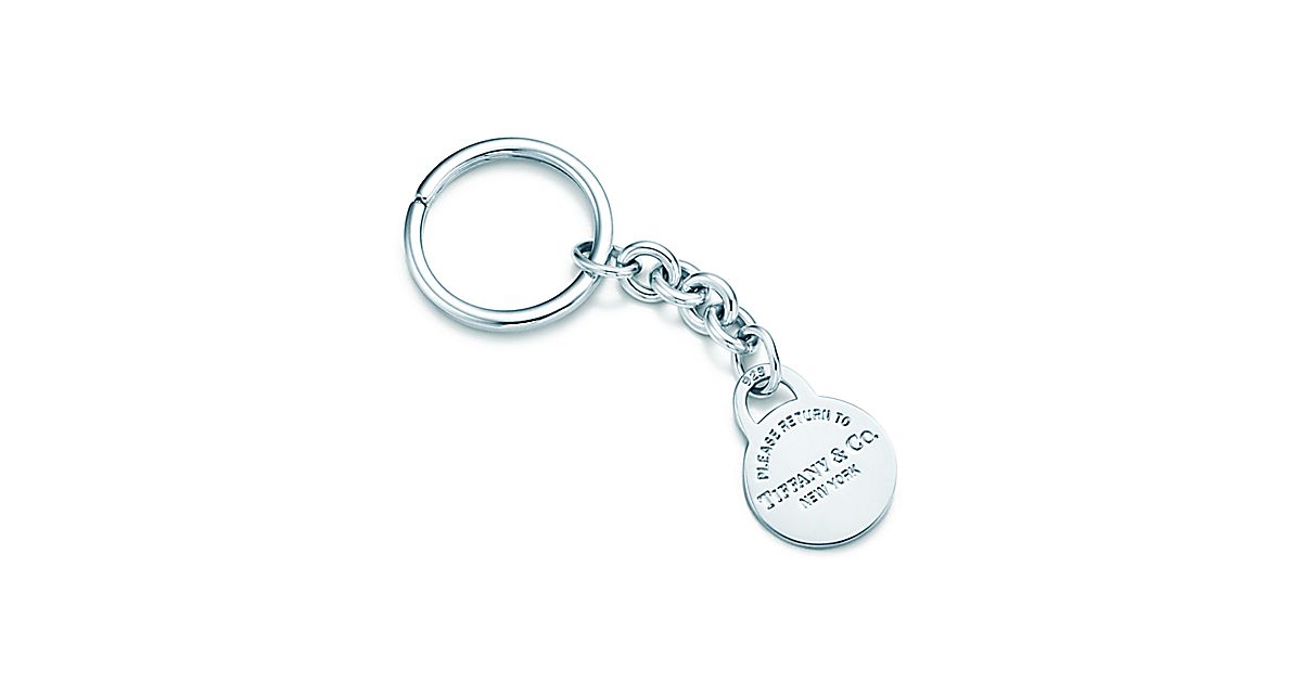 Return to Tiffany™ key ring in sterling silver. Tiffany & Co.