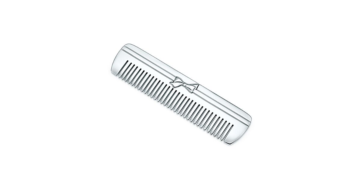 Tiffany Bows comb in sterling silver. Tiffany & Co.
