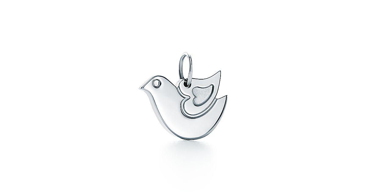 Tiffany Charms lovey dovey charm in sterling silver. Tiffany & Co.