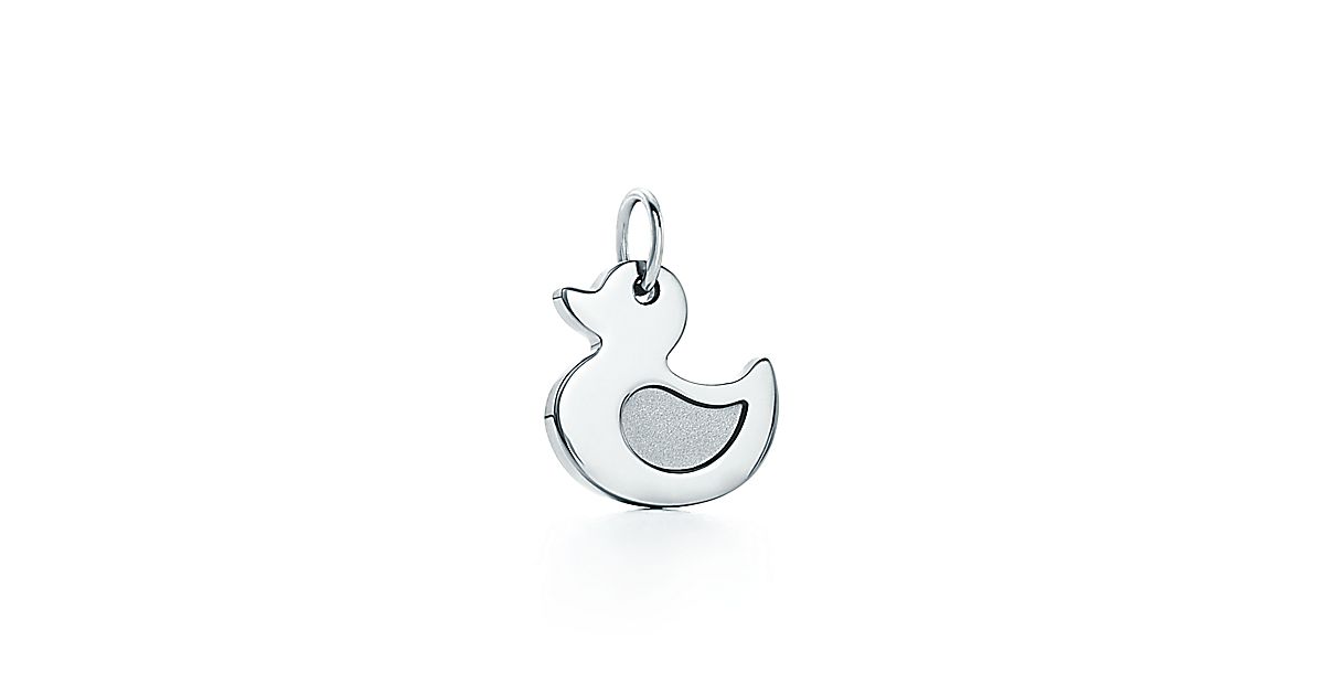 Tiffany Charms lucky ducky charm in sterling silver. Tiffany & Co.