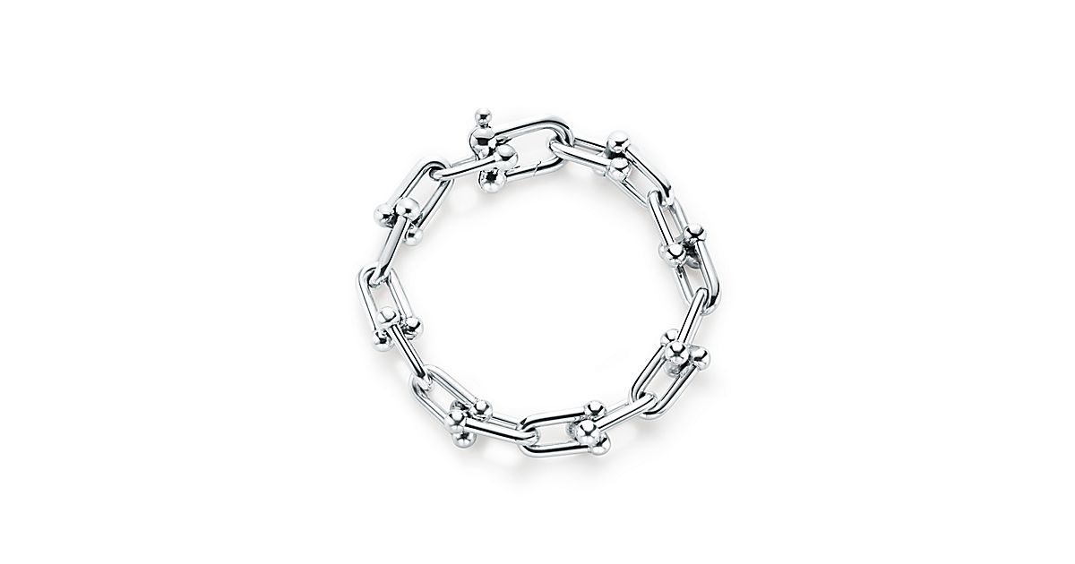 Tiffany HardWear link bracelet in sterling silver, medium. Tiffany & Co.