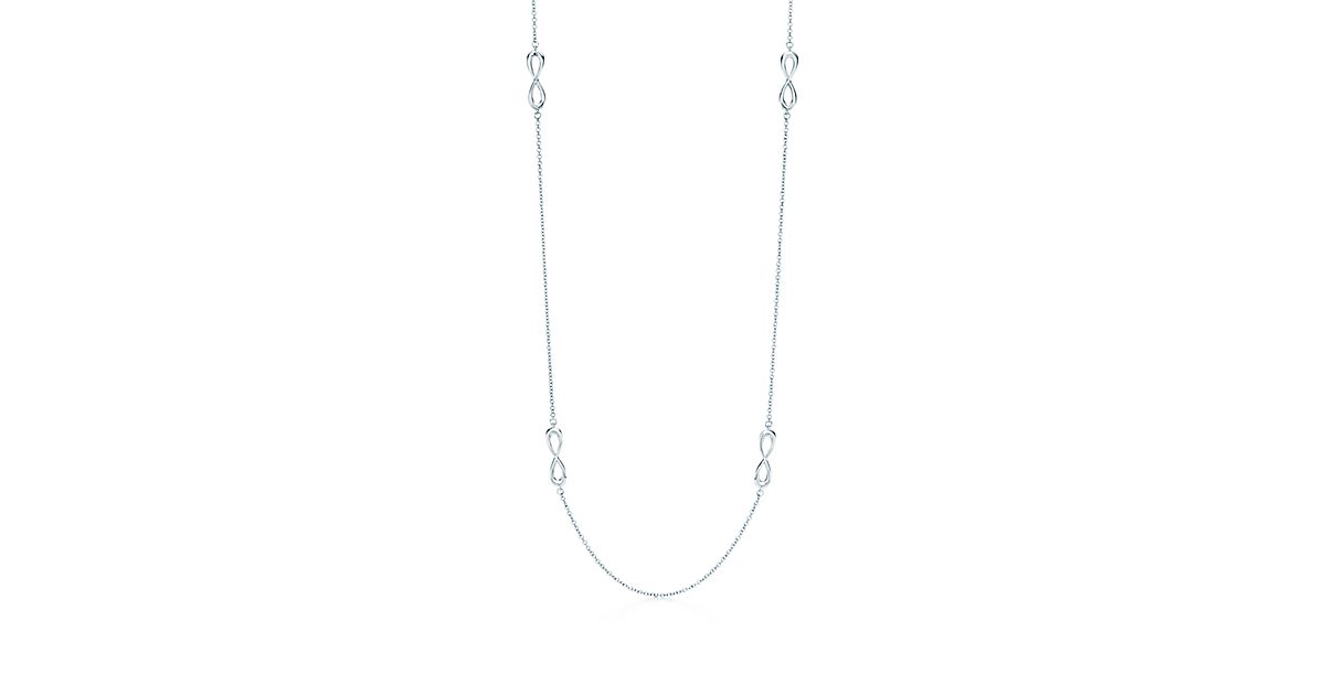 Tiffany Infinity endless necklace in sterling silver. | Tiffany & Co.