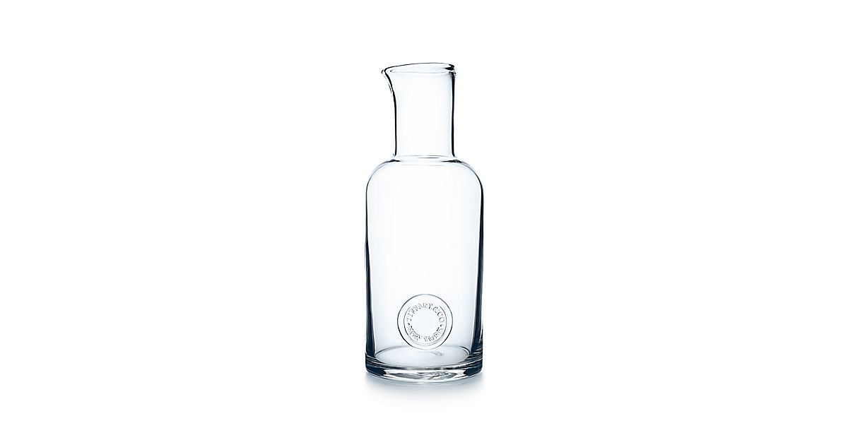 Tiffany Seal Carafe In Lead Crystal Co