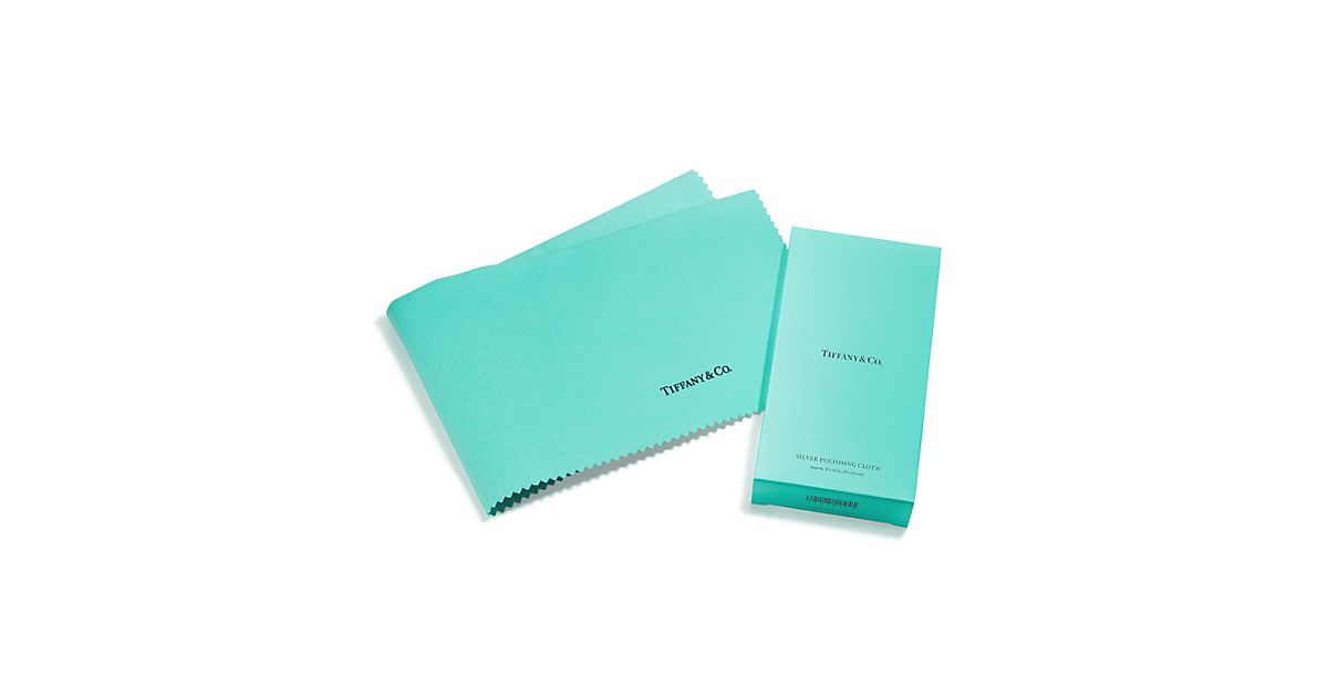 Tiffany Silver Polishing Cloth in Tiffany Blue® fabric, large