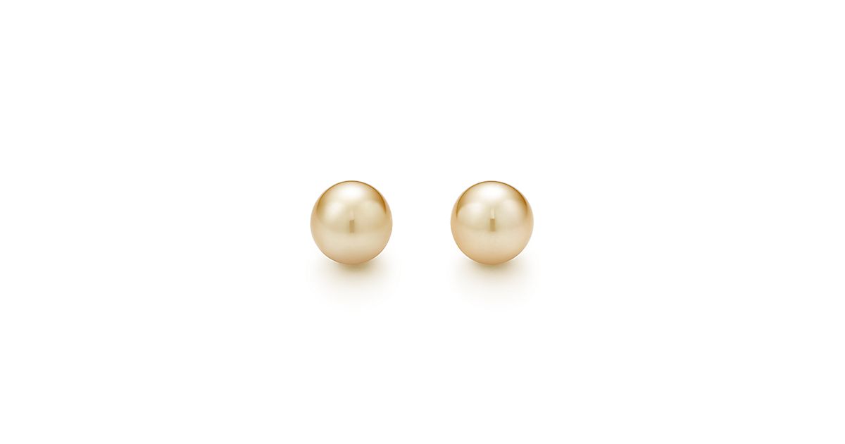 Tiffany South Sea Pearl Earrings With 18k Gold Co