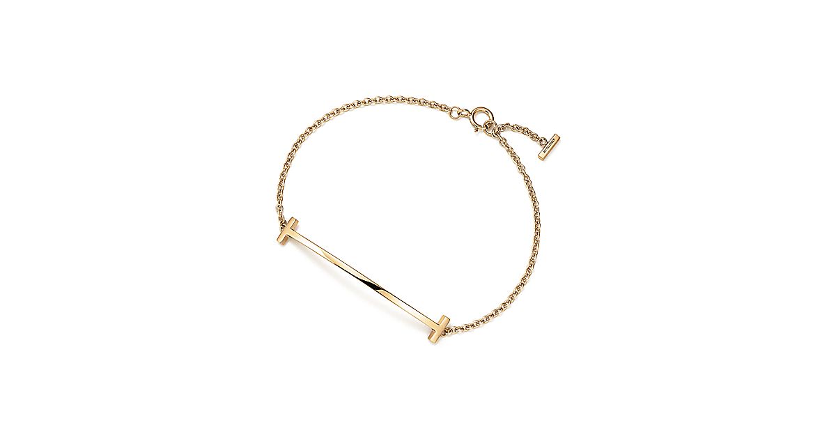 Tiffany T Smile Bracelet In 18k Gold Medium Tiffany And Co 3609