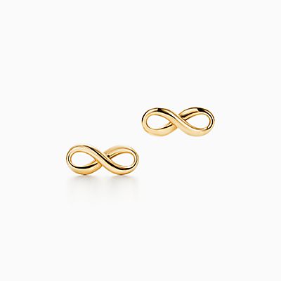 Tiffany Infinity Earrings In 18k Gold